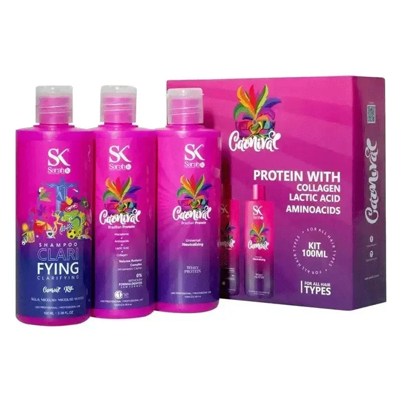 Sarah K Carnival Brazilian Protein Set 3x100ML - Brazil Keratin