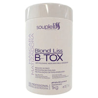 Soupleliss B-Tox Blond Liss Toning Hair Mask 1 Kg - Brazil Keratin