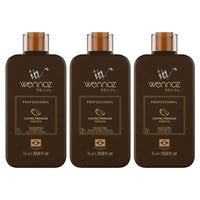 Wennoz Coffee Premium Set 3 x 1 Liter - Brazil Keratin