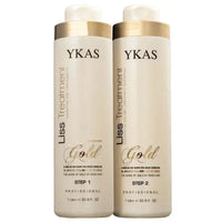 Ykas Gold Liss Treatment Set 2x1 Liter - Brazil Keratin