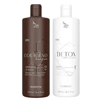 Zap Cosmetics Hair Collagen + Detox Shampoo Set 2 x1 Liter - Brazil Keratin