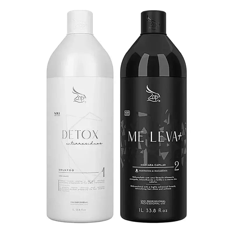 Zap Me Leva Black Set 2x1Liter - Brazil Keratin