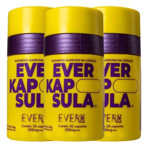 Everkapsula Everk Set 3x30 Capsules Each Total 90