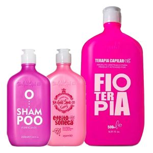 Kit Gold Spell Shampoo Purificante + Fioterapia + Efeito Soneca Smell 3 products