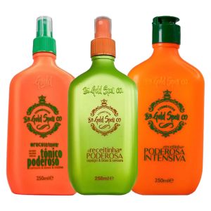Tonico Poderoso + Poderosa Intensiva + Receitinha Poderosa Gold Spell 3 Products