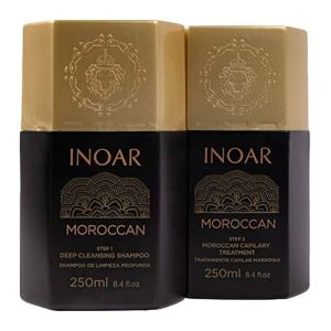 Inoar Moroccan Blowout Treatment & Shampoo Set 2x250ML