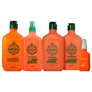 Kit Gold Spell Tonico Poderoso + Shampoo + Condicionador + Máscara + Reparador