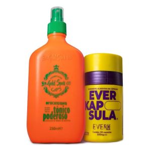 Tonico Poderoso Gold Spell + Everkapsula Everk 2 Products
